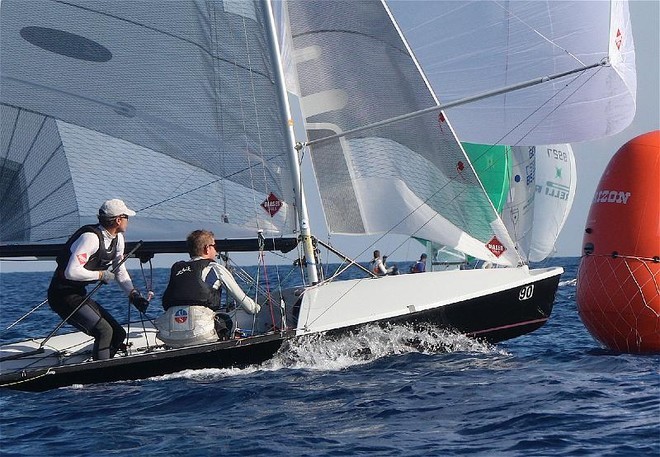 Gybe Mark - 505 Worlds © Vincenzo Baglione http://www.albaria.com/